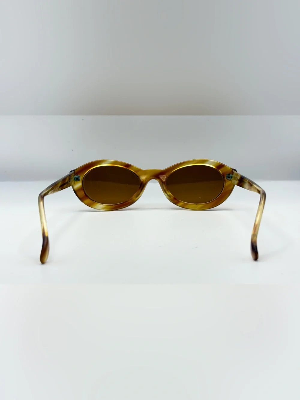 Dana Buchman Brown Oval Sunglasses Frames Only